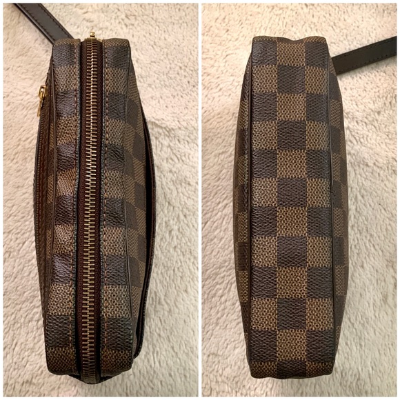 👑✅PRICE FIRM✅NO OFFERS SUPER SALE!! AUTHENTIC LV Damier Ebene Clutch. Rare - Picture 5 of 17